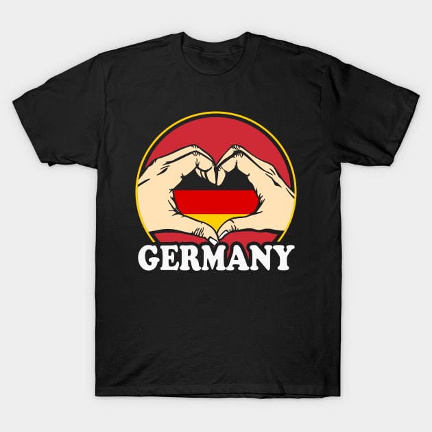 I Love Germany T-Shirt by Mila46